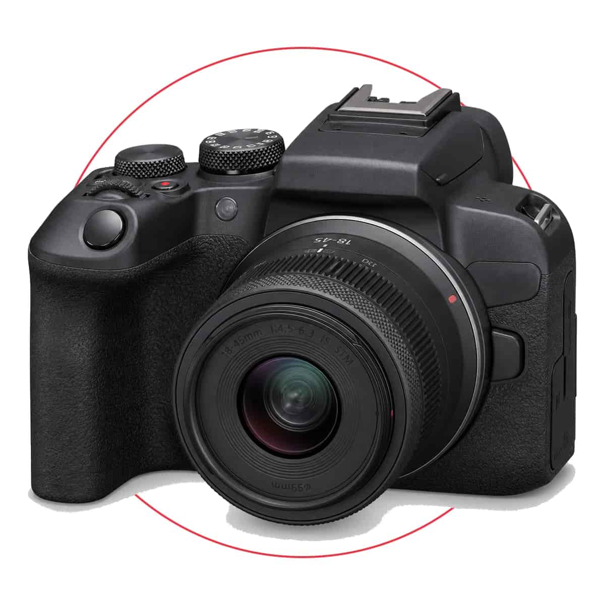 Canon EOS R10 with RF-S18-45mm F4.5-6.3 IS STM Lens Kit