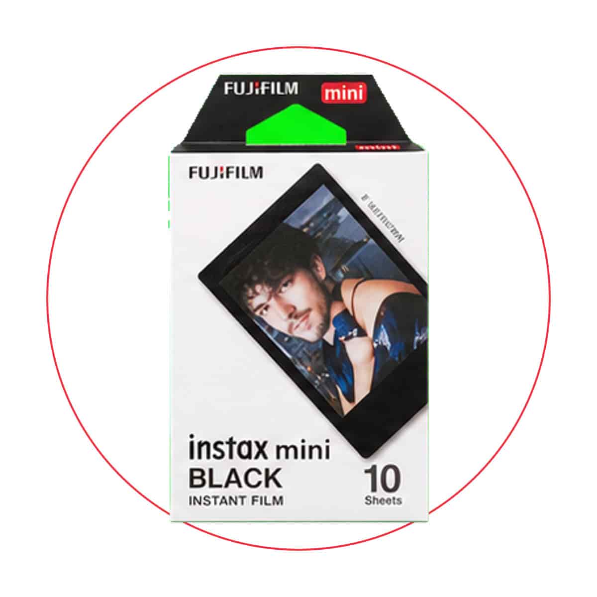 FUJIFILM instax mini Black Instant Film (10 Exposures)