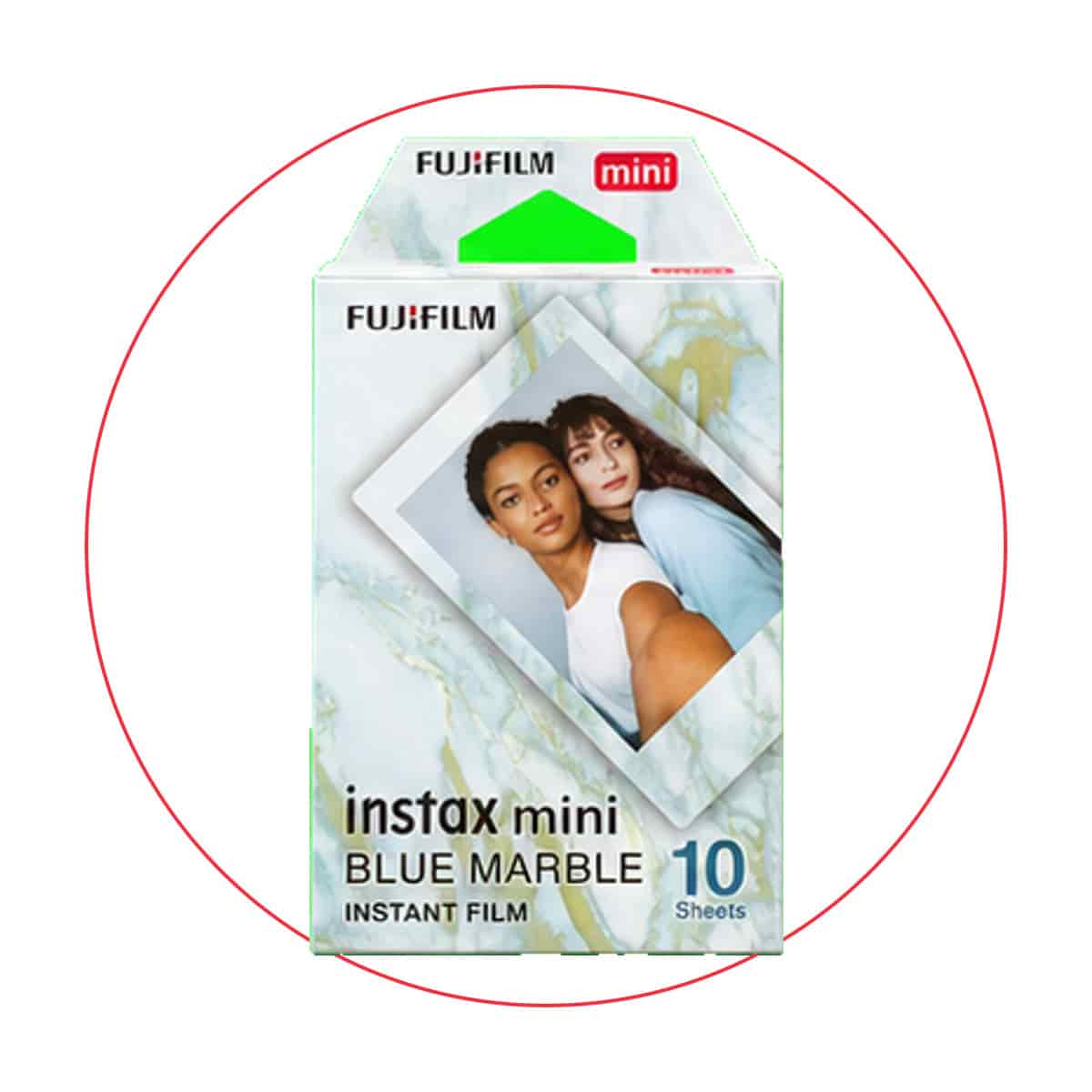 FUJIFILM instax mini Blue Marble Instant Film (10 Exposures)