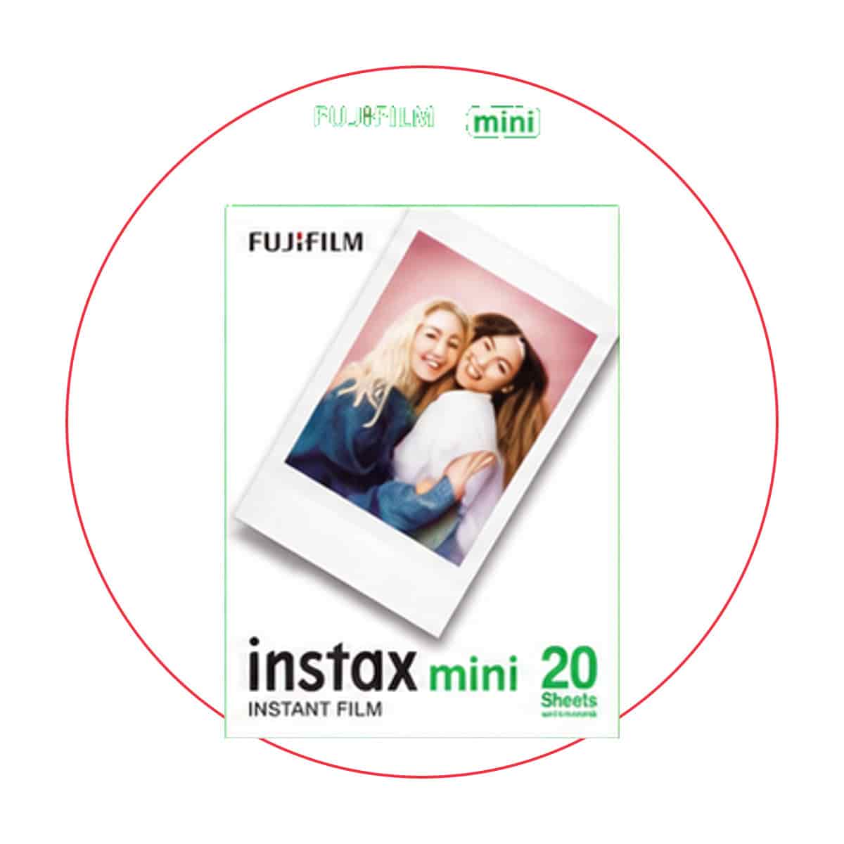 FUJIFILM instax mini Instant Film Twin Pack (20 Exposures)