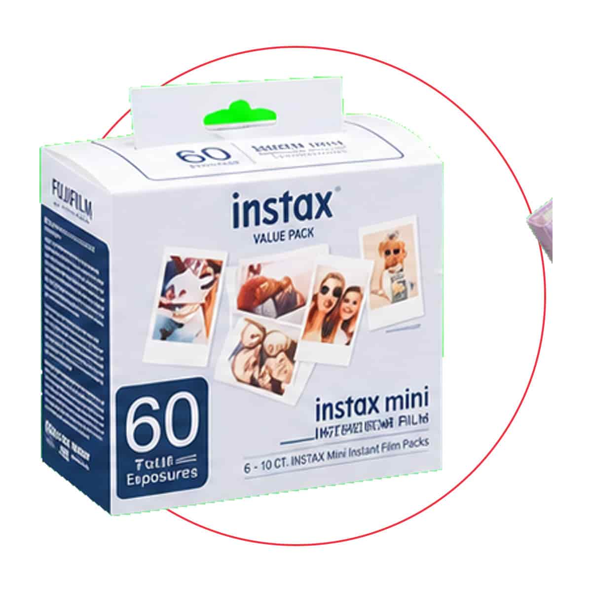 FUJIFILM instax mini Instant Film Value Pack (60 Exposures)