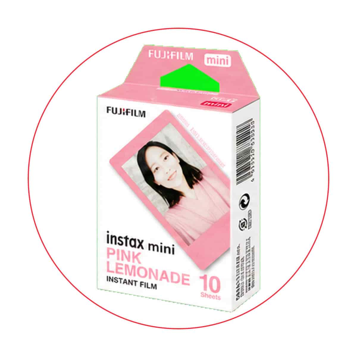 FUJIFILM instax mini Pink Lemonade Instant Film (10 Exposures)