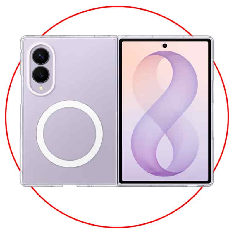 Samsung Galaxy Z Fold8 Series Clear Magnet Case