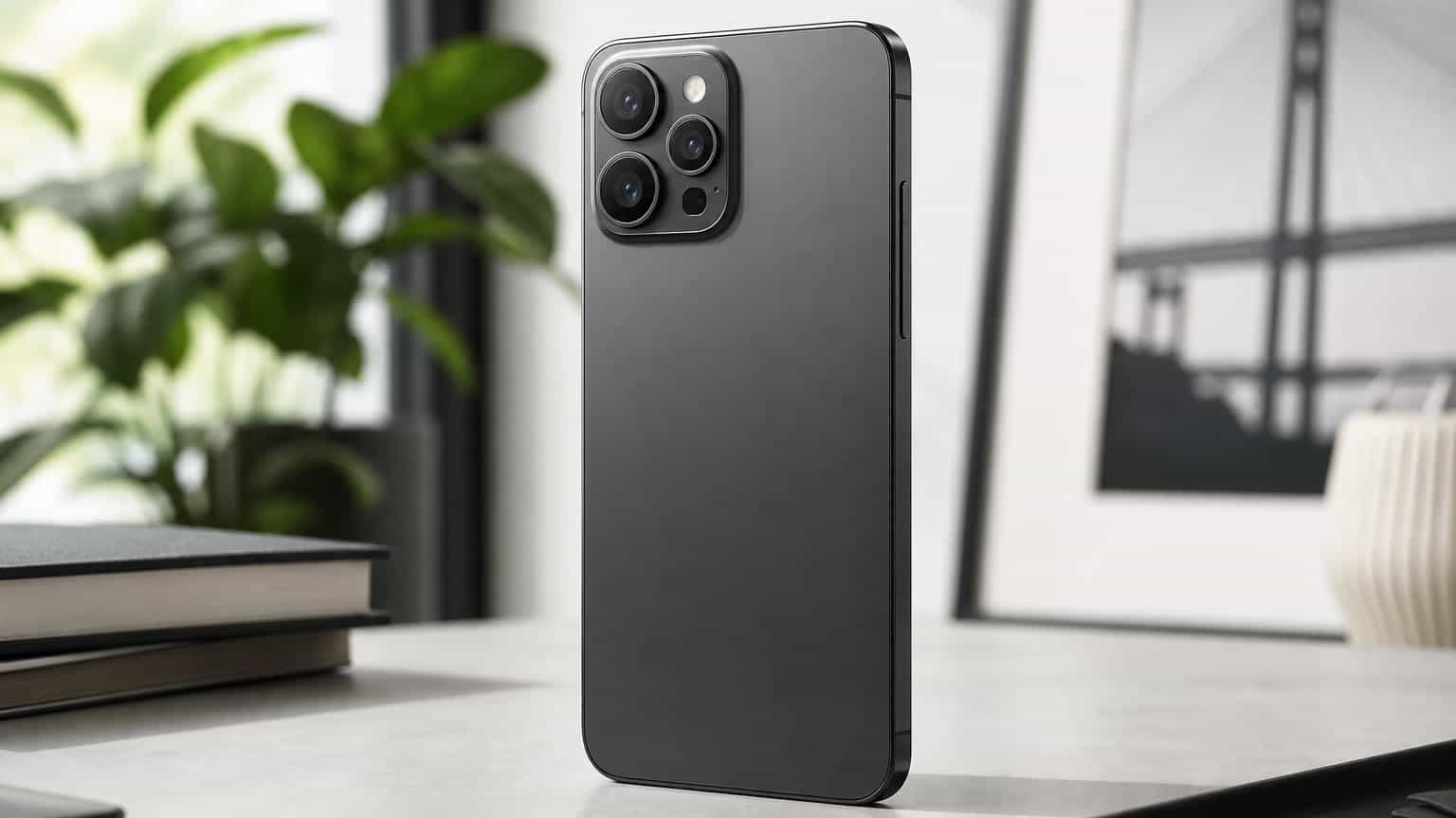 Unbranded premium smartphone on a desk for an OPPO Reno16 launch buyer guide