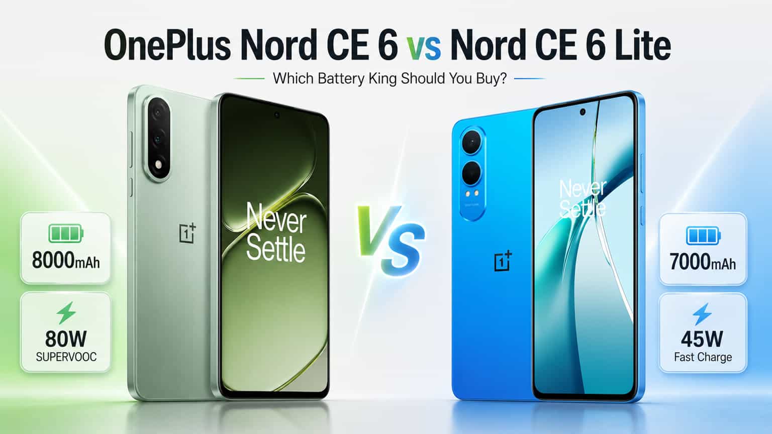 One Plus Nord CE vs Nord CE 6 Lite