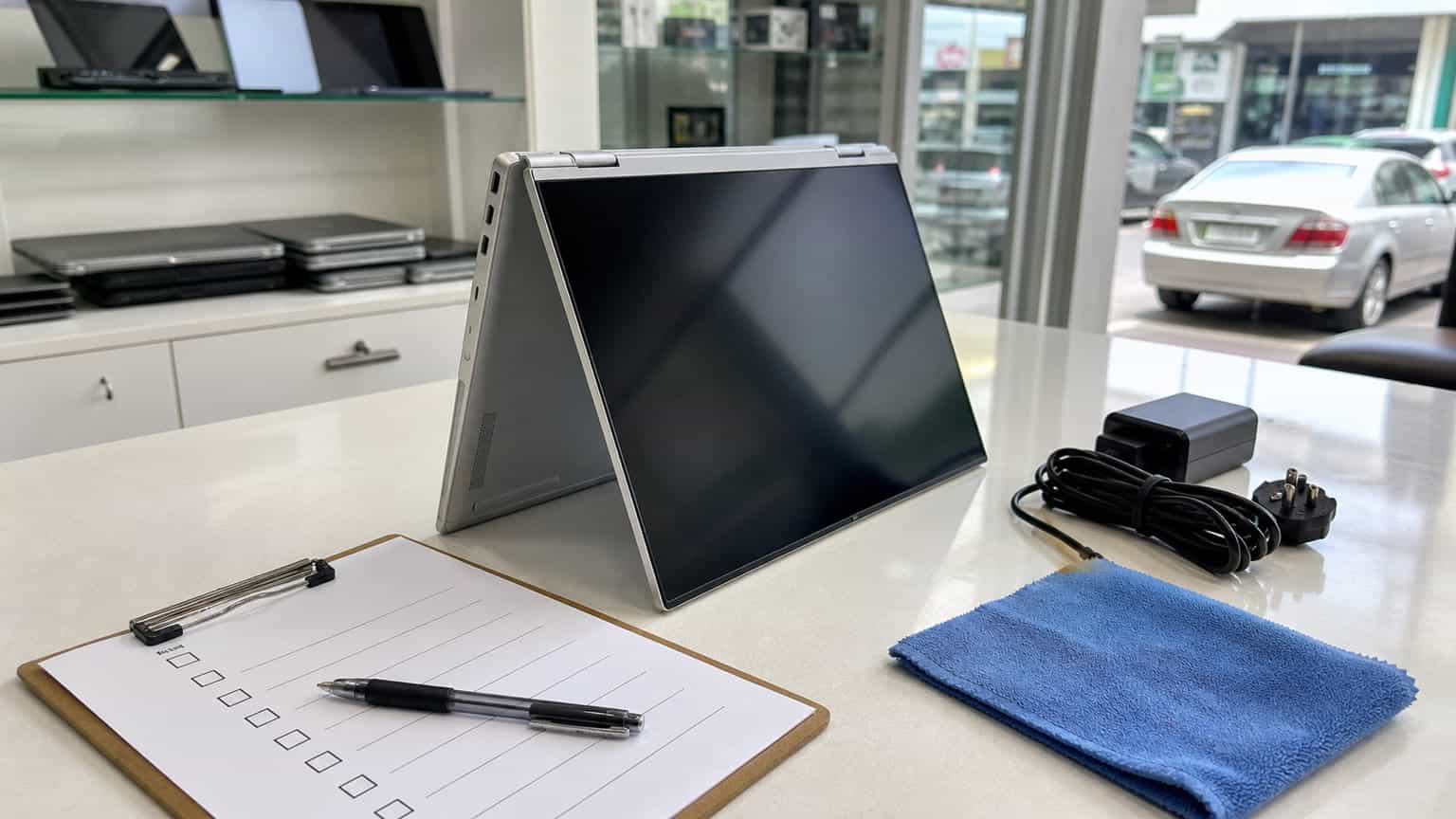 HP EliteBook x360 830 G10 used convertible laptop buyer guide scene