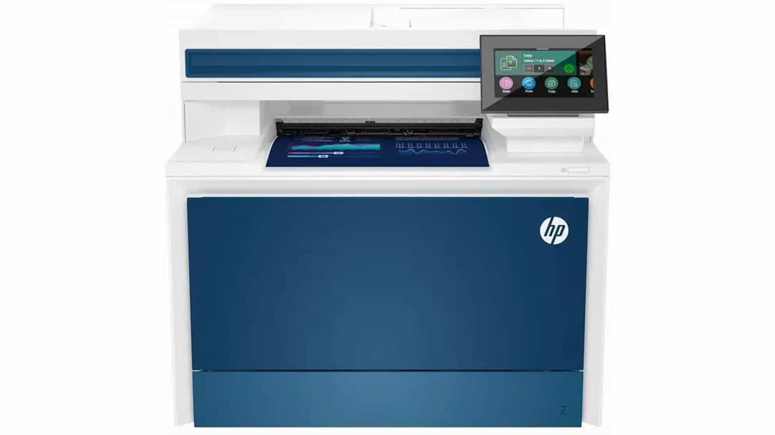 HP Color LaserJet Pro MFP 4303fdn on a Nigerian office printer desk