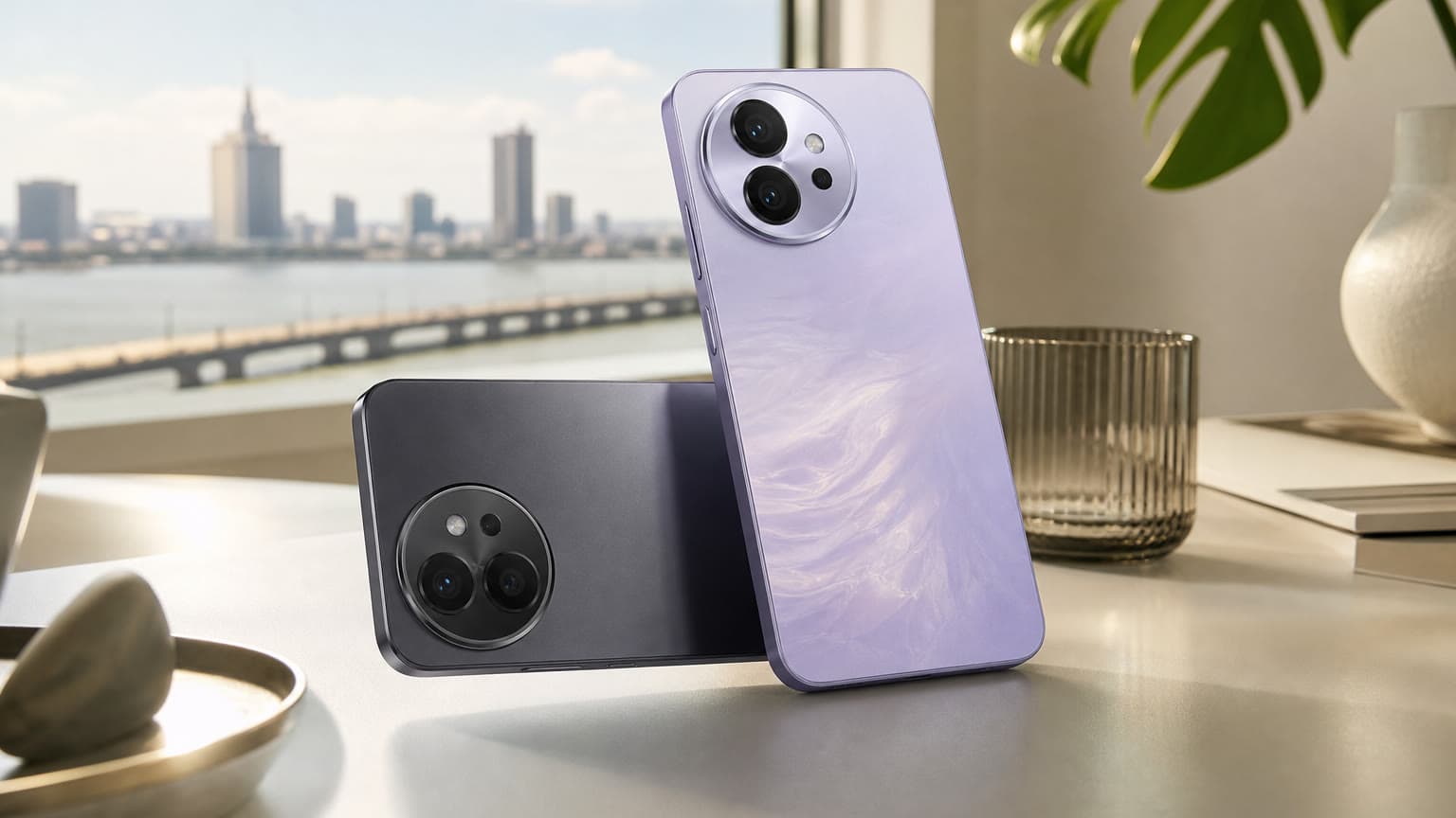 Unbranded Reno-style smartphones on a desk for OPPO Reno16 buyer guide