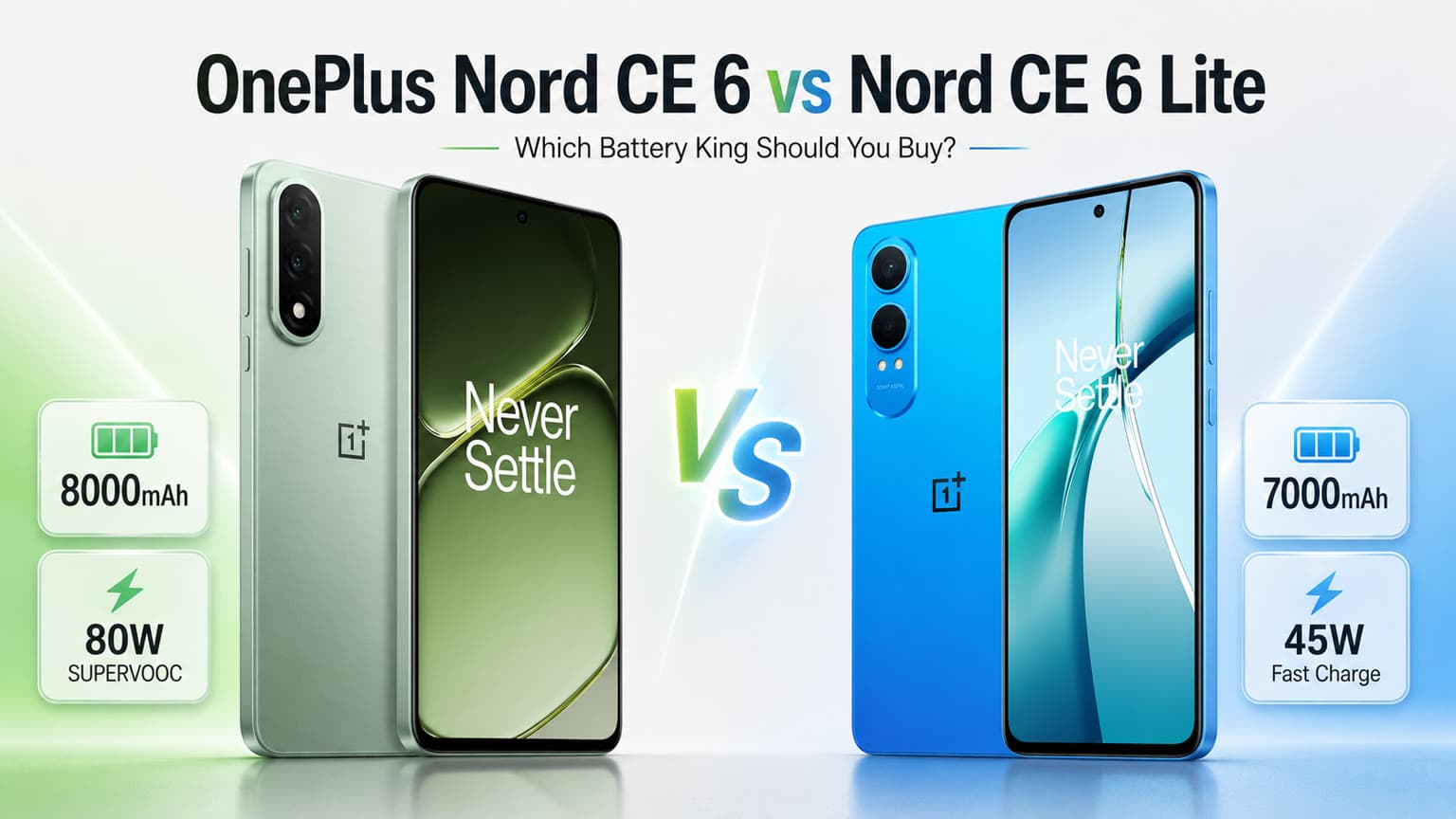 One Plus Nord CE vs Nord CE 6 Lite