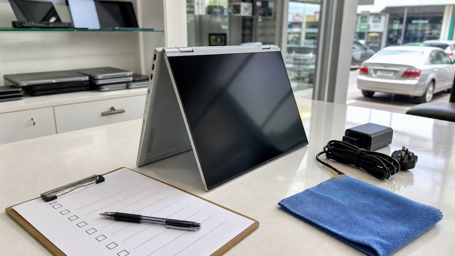 HP EliteBook x360 830 G10 used convertible laptop buyer guide scene