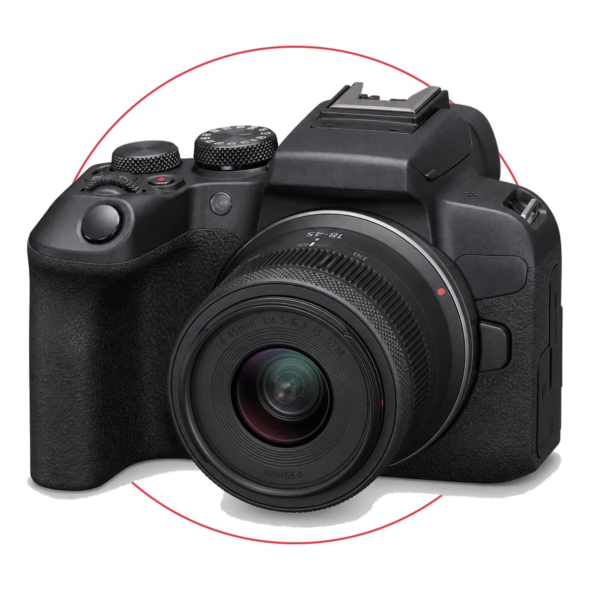 Canon EOS R10 with RF-S18-45mm F4.5-6.3 IS STM Lens Kit