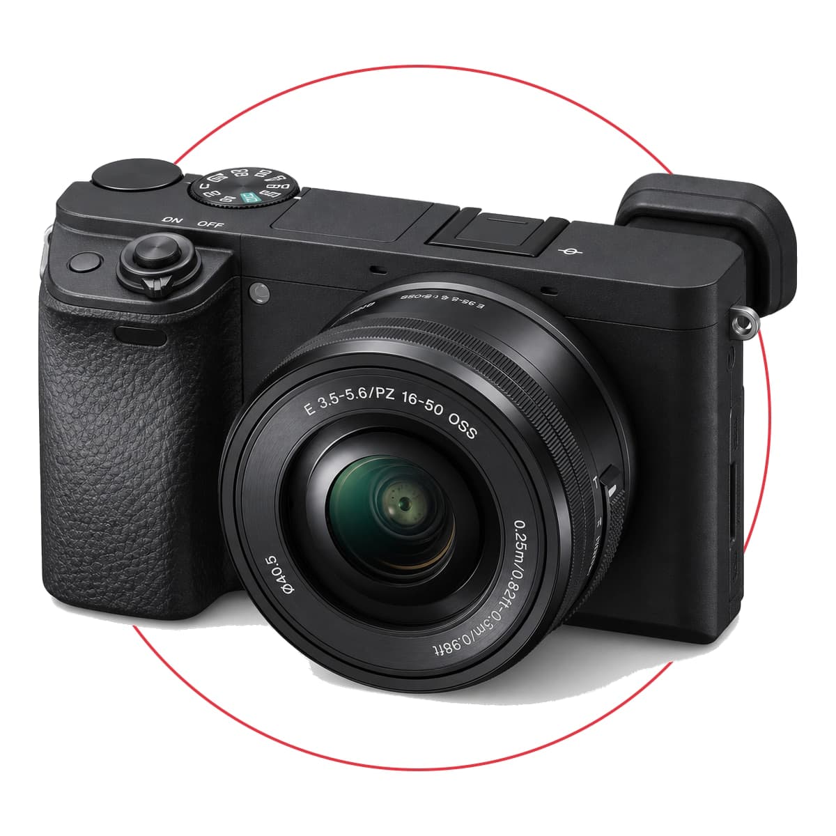 Sony Alpha a6400 with E PZ 16-50mm F3.5-5.6 OSS Lens Kit