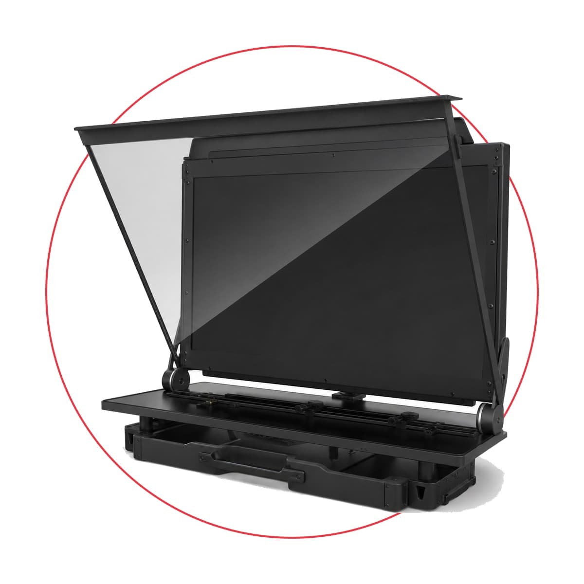 Desview TP300 Presidential HDMI/SDI Teleprompter with High-Bright Monitor 19 in