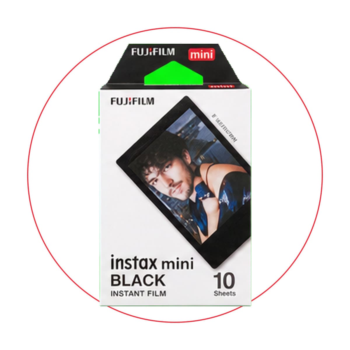 FUJIFILM instax mini Black Instant Film (10 Exposures)