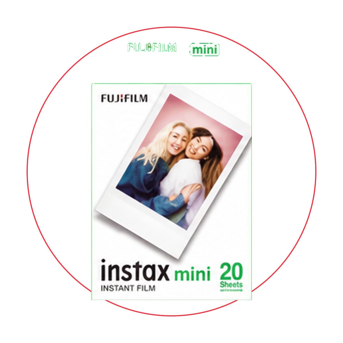 FUJIFILM instax mini Instant Film Twin Pack (20 Exposures)