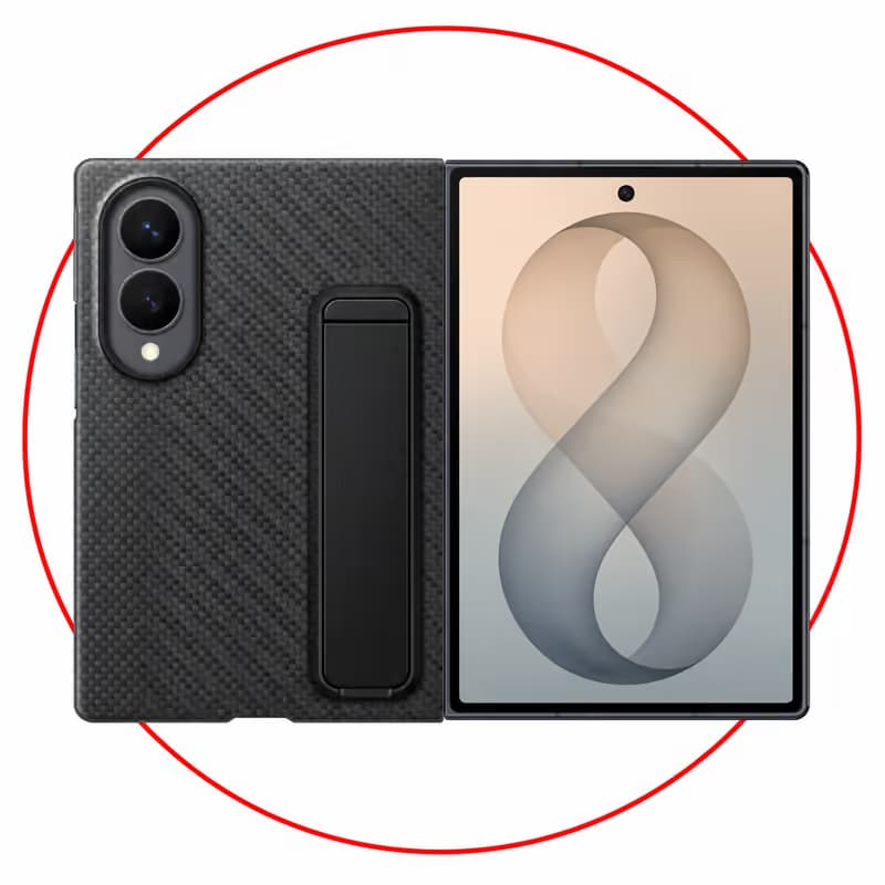 Samsung Galaxy Z Fold8 Series Carbon Standing Case