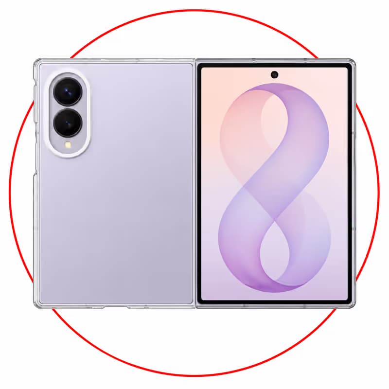 Samsung Galaxy Z Fold8 Series Clear Case