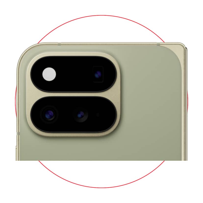 Google Pixel 11 Pro Fold hinge and camera detail