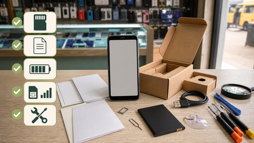 Budget phone checklist for storage, warranty, battery, network, and repairability in Nigeria