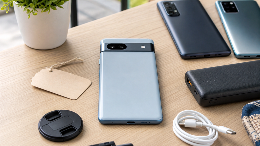 Compact Google Pixel style phone with buyer decision notes for battery camera and price