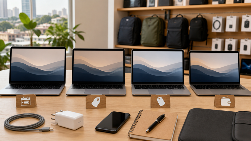 Decision flow comparing MacBook Air M5, M4, M3 and M2 for Nigerian buyers
