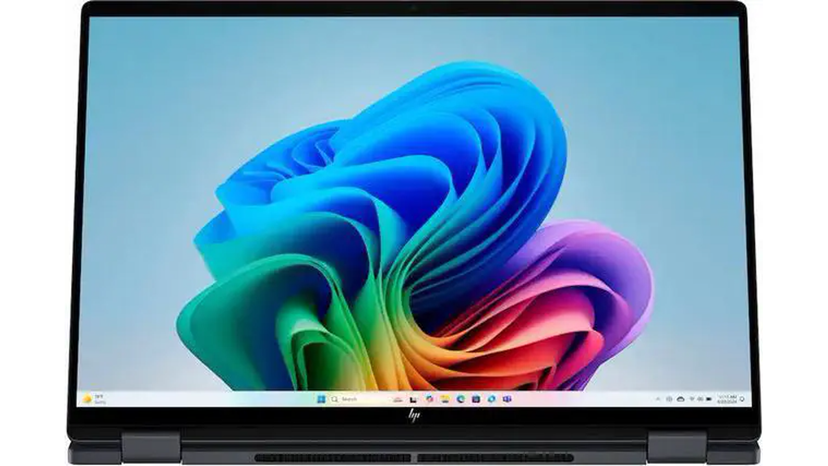 Large touchscreen laptop used for documents and remote work